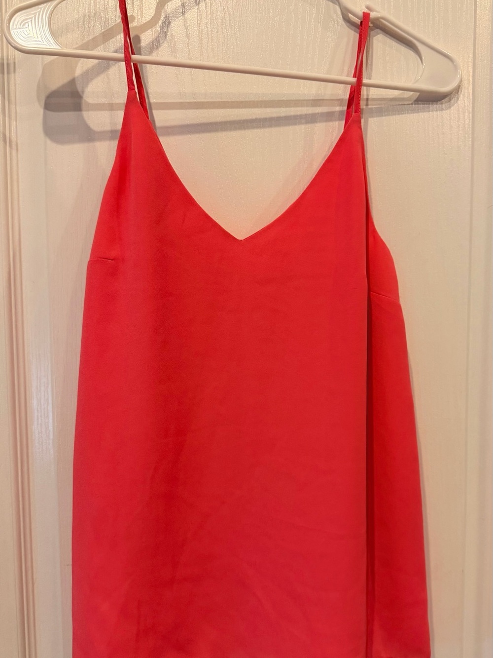 Oasis Coral-Red V-Neck Spaghetti Strap Camisole